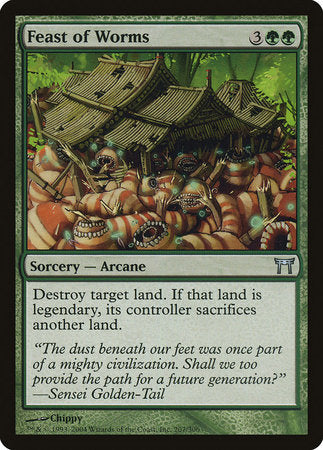 Feast of Worms [Champions of Kamigawa] | Dumpster Cat Games