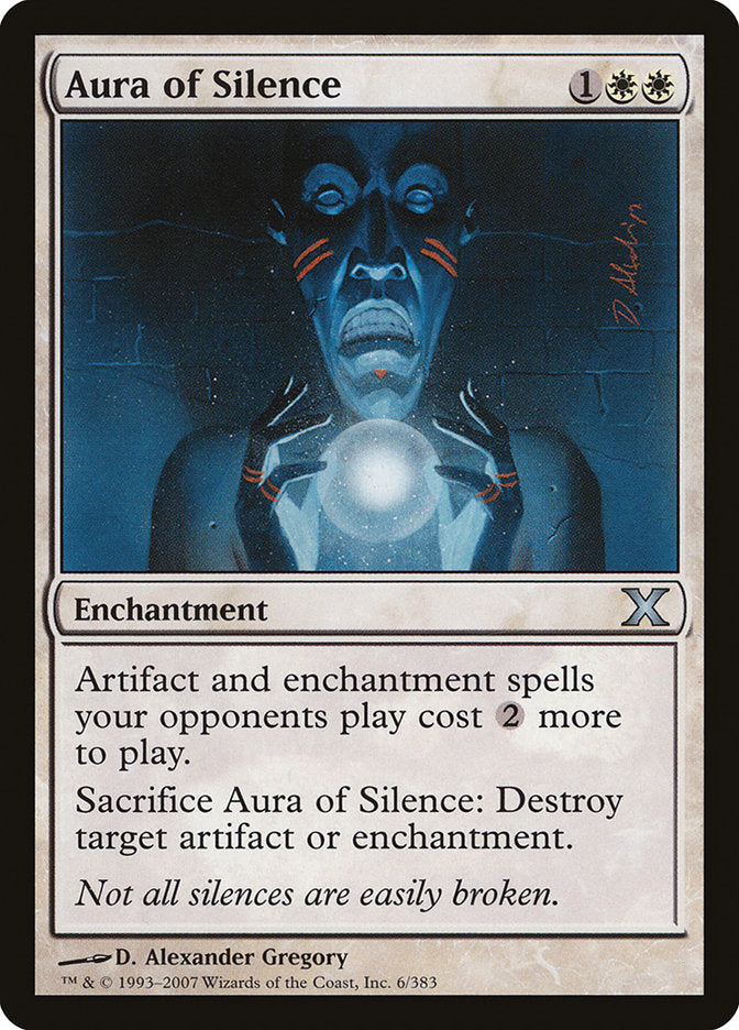 Aura of Silence [Tenth Edition] | Dumpster Cat Games