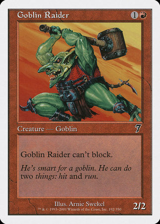 Goblin Raider [Seventh Edition] | Dumpster Cat Games