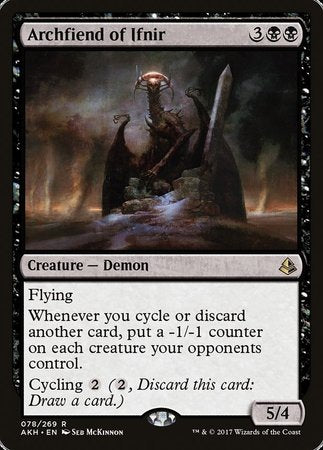 Archfiend of Ifnir [Amonkhet] | Dumpster Cat Games