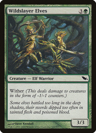 Wildslayer Elves [Shadowmoor] | Dumpster Cat Games