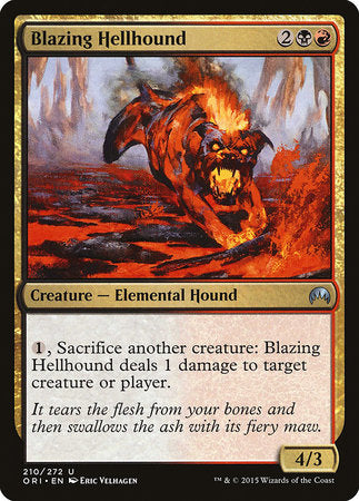 Blazing Hellhound [Magic Origins] | Dumpster Cat Games