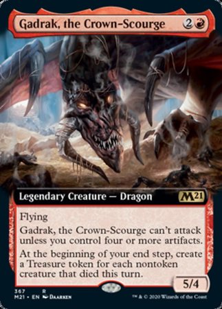 Gadrak, the Crown-Scourge (Extended Art) [Core Set 2021] | Dumpster Cat Games