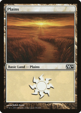 Plains (230) [Magic 2014] | Dumpster Cat Games