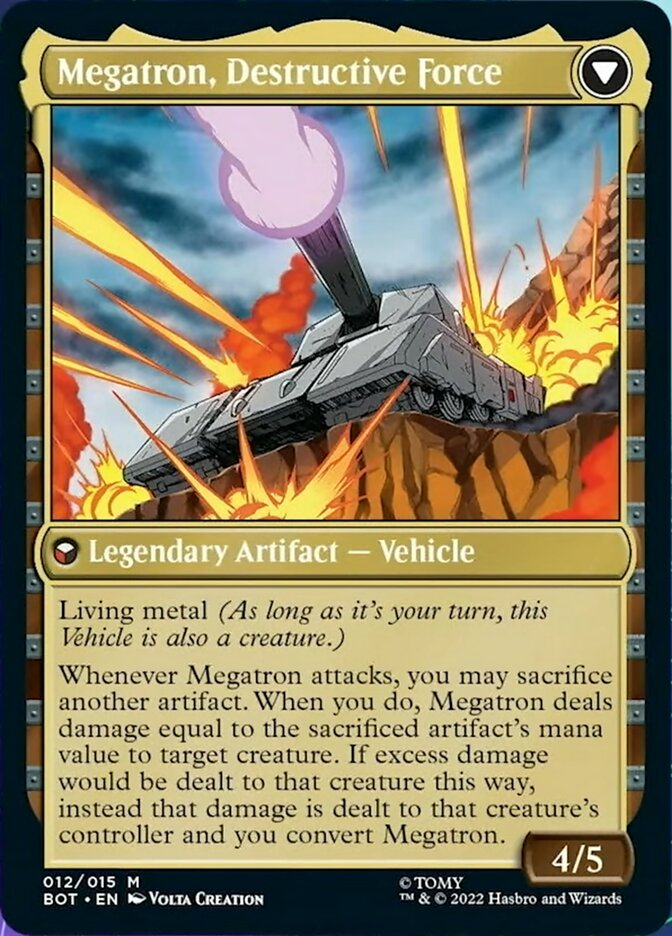 Megatron, Tyrant // Megatron, Destructive Force [Universes Beyond: Transformers] | Dumpster Cat Games