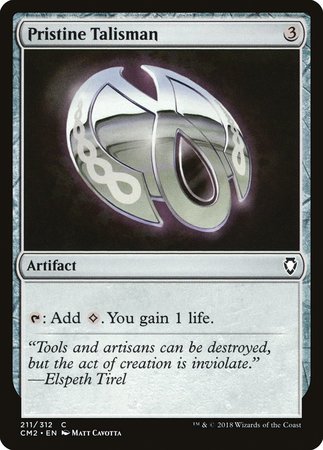 Pristine Talisman [Commander Anthology Volume II] | Dumpster Cat Games
