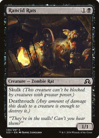 Rancid Rats [Shadows over Innistrad] | Dumpster Cat Games