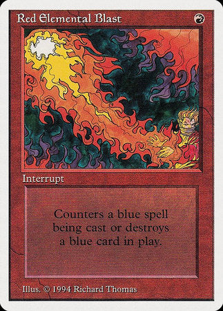 Red Elemental Blast [Summer Magic / Edgar] | Dumpster Cat Games