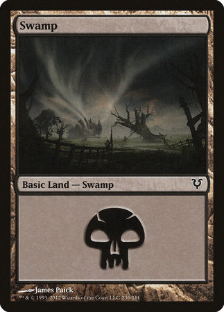 Swamp (236) [Avacyn Restored] | Dumpster Cat Games