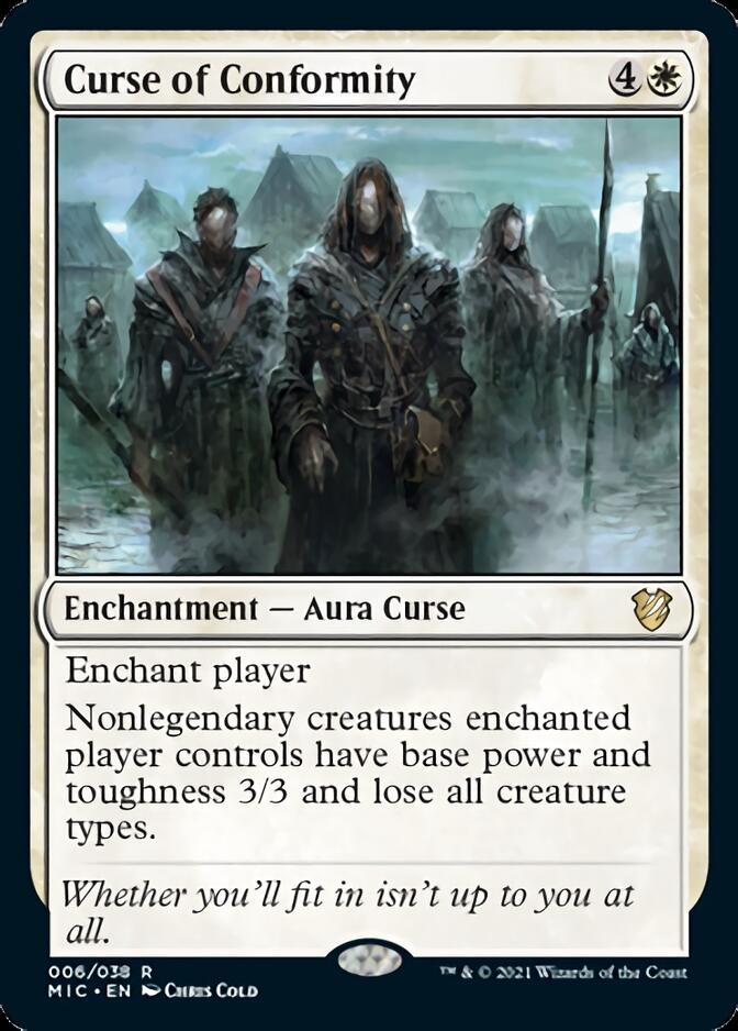 Curse of Conformity [Innistrad: Midnight Hunt Commander] | Dumpster Cat Games