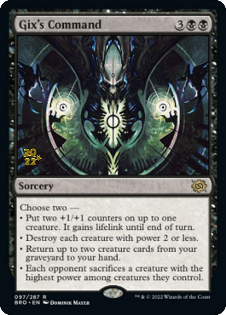 Gix's Command [The Brothers' War: Prerelease Promos] | Dumpster Cat Games