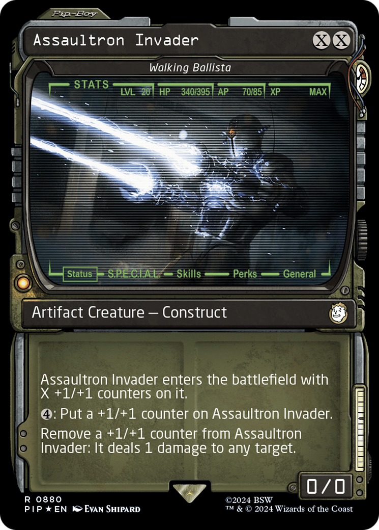 Assaultron Invader - Walking Ballista (Surge Foil) [Fallout] | Dumpster Cat Games