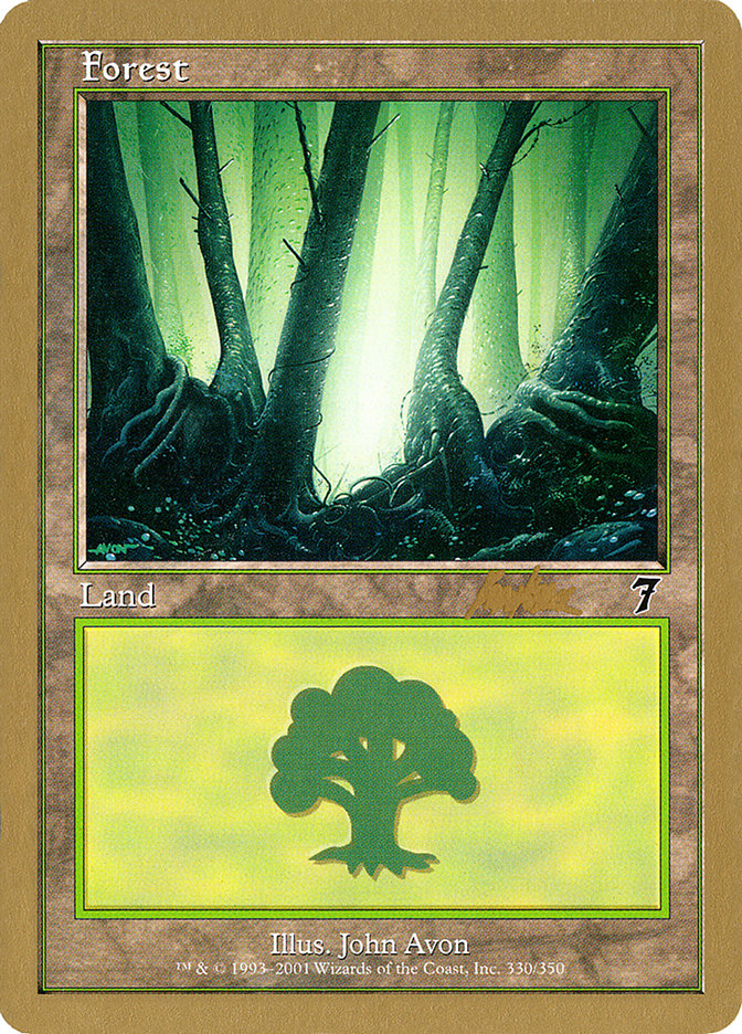Forest (bk330) (Brian Kibler) [World Championship Decks 2002] | Dumpster Cat Games
