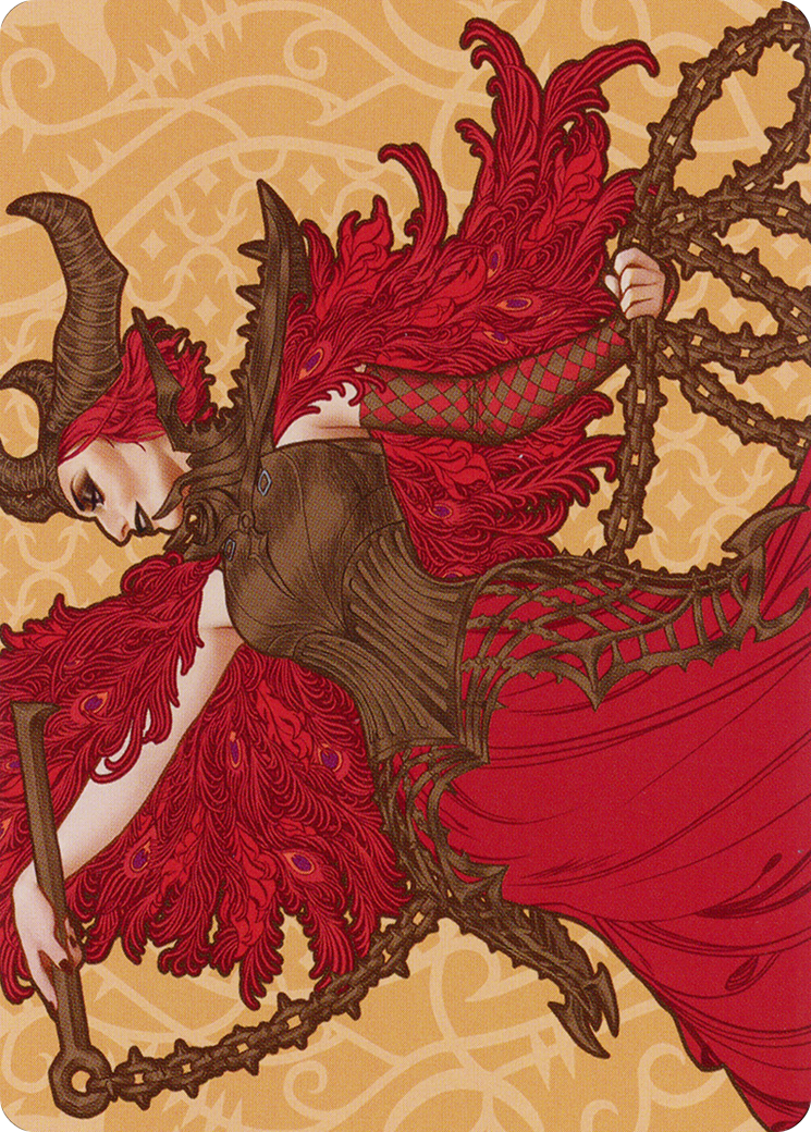 Judith, the Scourge Diva Art Card [March of the Machine Art Series] | Dumpster Cat Games