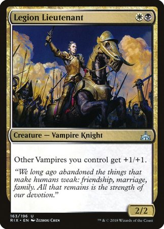 Legion Lieutenant [Rivals of Ixalan] | Dumpster Cat Games