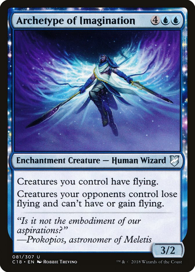 Archetype of Imagination [Commander 2018] | Dumpster Cat Games