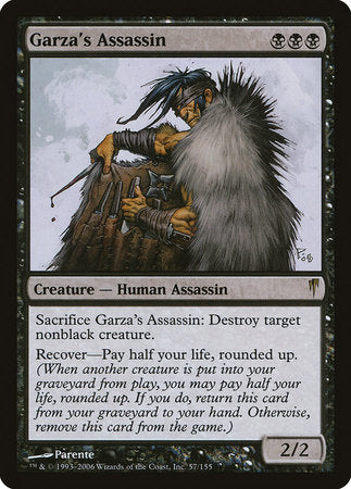 Garza's Assassin [Coldsnap] | Dumpster Cat Games
