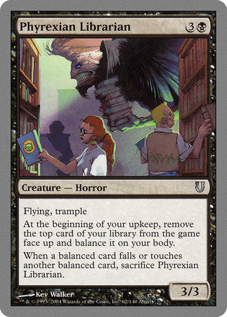 Phyrexian Librarian [Unhinged] | Dumpster Cat Games