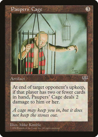 Paupers' Cage [Mirage] | Dumpster Cat Games