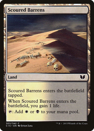 Scoured Barrens [Commander 2015] | Dumpster Cat Games