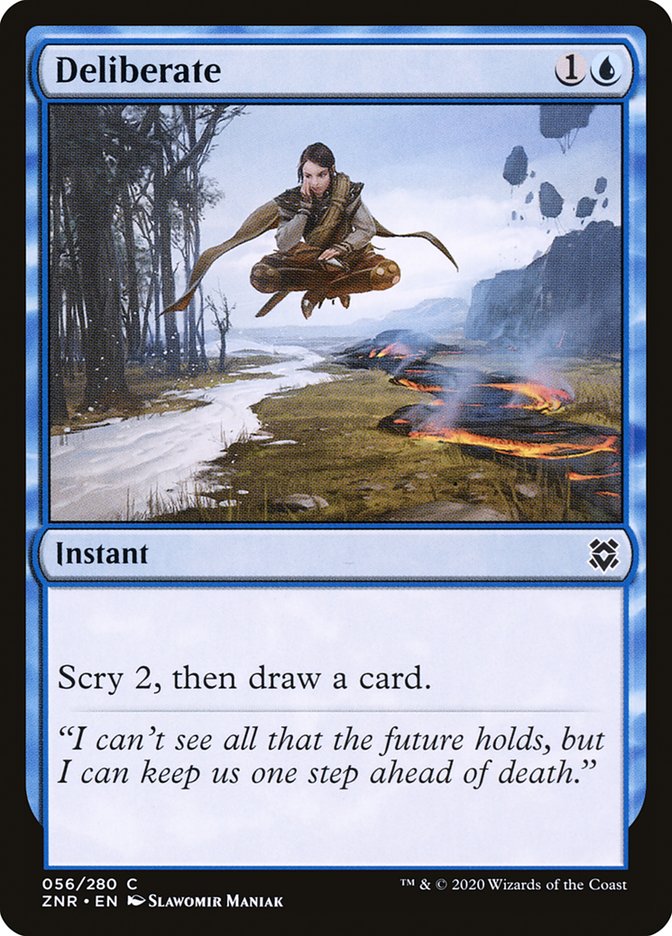 Deliberate [Zendikar Rising] | Dumpster Cat Games