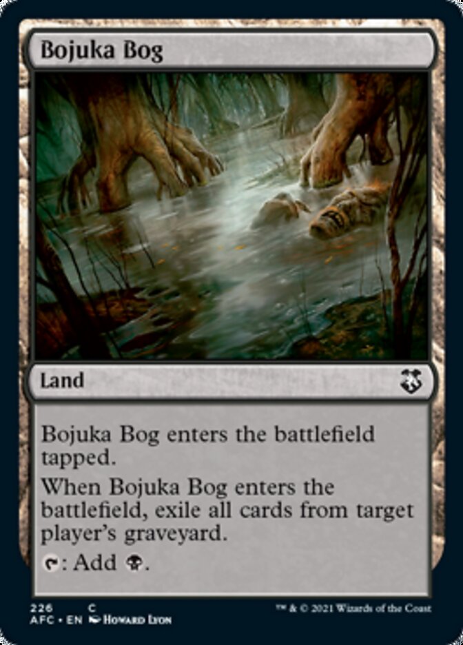 Bojuka Bog [Dungeons & Dragons: Adventures in the Forgotten Realms Commander] | Dumpster Cat Games