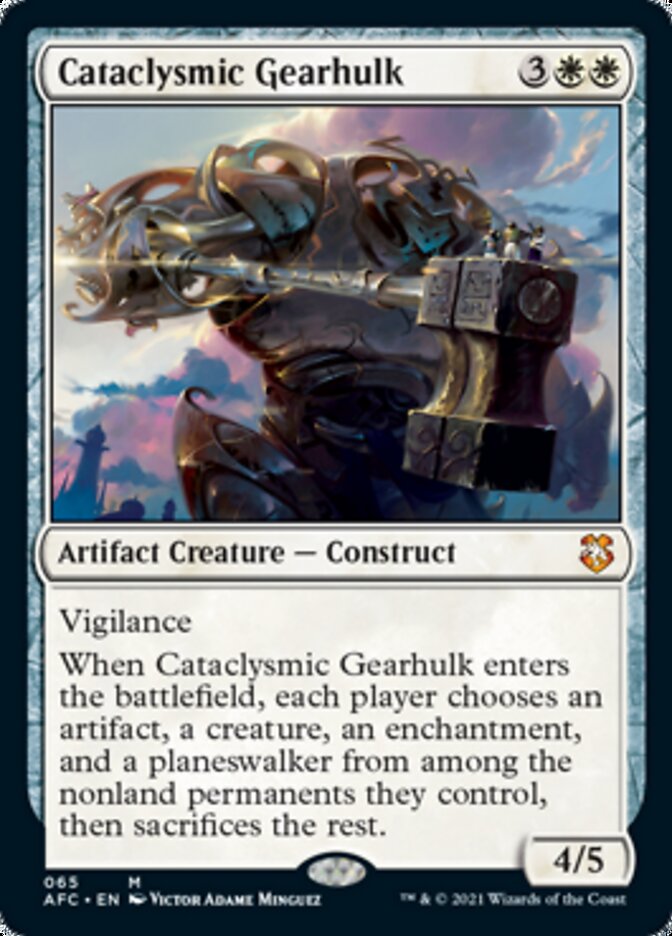 Cataclysmic Gearhulk [Dungeons & Dragons: Adventures in the Forgotten Realms Commander] | Dumpster Cat Games