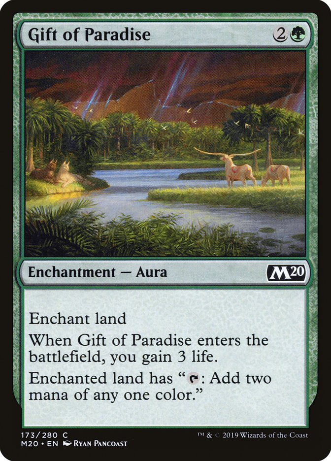 Gift of Paradise [Core Set 2020] | Dumpster Cat Games