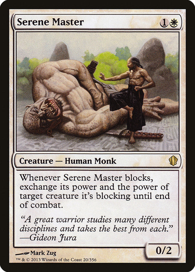 Serene Master [Commander 2013] | Dumpster Cat Games