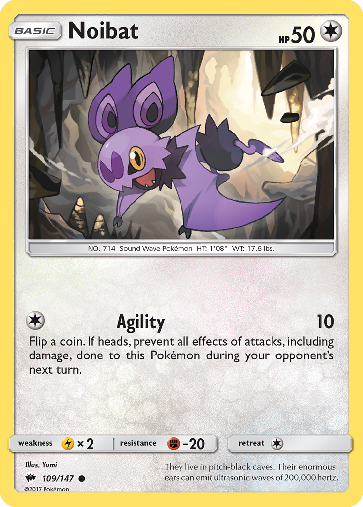 Noibat (109/147) [Sun & Moon: Burning Shadows] | Dumpster Cat Games