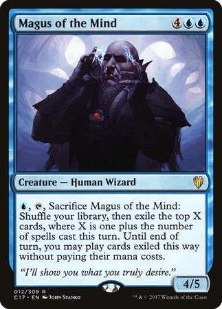 Magus of the Mind [Commander 2017] | Dumpster Cat Games