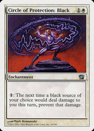 Circle of Protection: Black [Eighth Edition] | Dumpster Cat Games