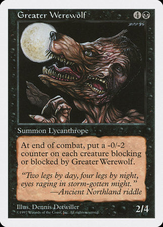 Greater Werewolf [Fifth Edition] | Dumpster Cat Games