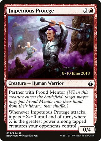 Impetuous Protege [Battlebond Promos] | Dumpster Cat Games
