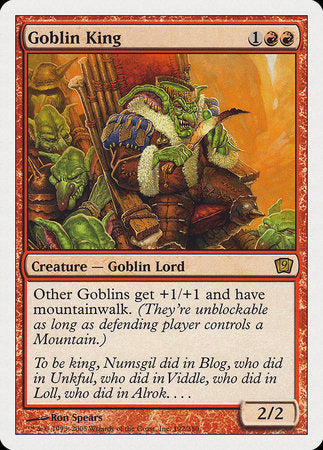 Goblin King [Ninth Edition] | Dumpster Cat Games