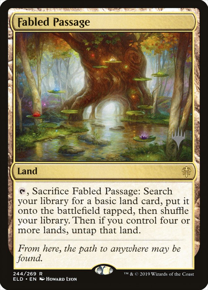 Fabled Passage (Promo Pack) [Throne of Eldraine Promos] | Dumpster Cat Games