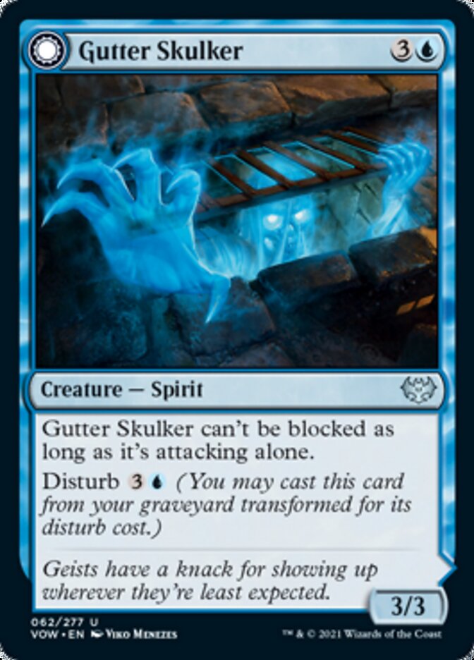 Gutter Skulker // Gutter Shortcut [Innistrad: Crimson Vow] | Dumpster Cat Games