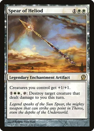 Spear of Heliod [Theros] | Dumpster Cat Games