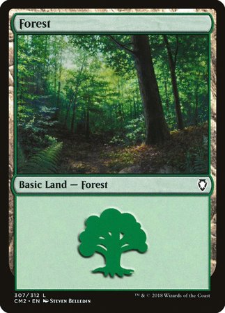 Forest (307) [Commander Anthology Volume II] | Dumpster Cat Games