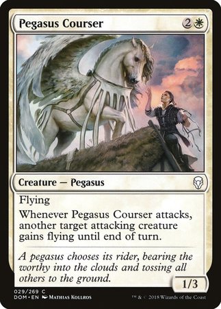 Pegasus Courser [Dominaria] | Dumpster Cat Games