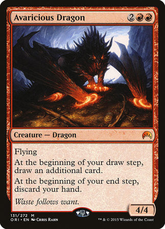 Avaricious Dragon [Magic Origins] | Dumpster Cat Games