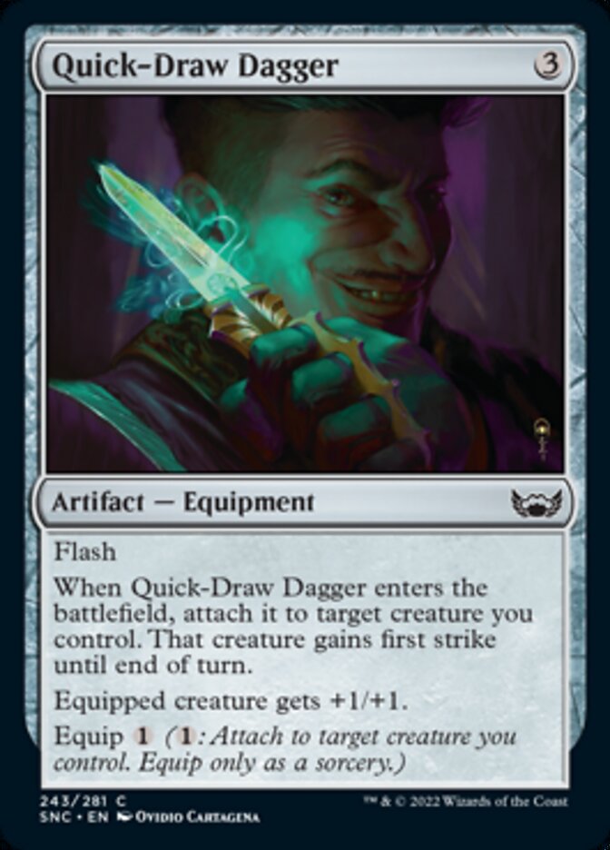 Quick-Draw Dagger [Streets of New Capenna] | Dumpster Cat Games