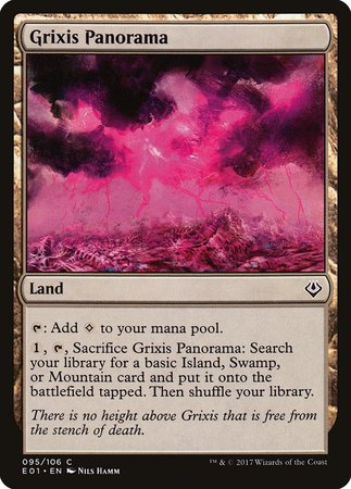 Grixis Panorama [Archenemy: Nicol Bolas] | Dumpster Cat Games