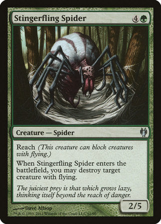 Stingerfling Spider [Duel Decks: Izzet vs. Golgari] | Dumpster Cat Games