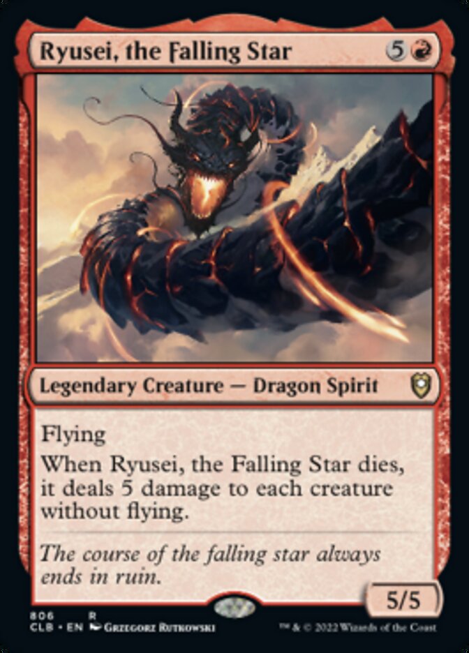 Ryusei, the Falling Star [Commander Legends: Battle for Baldur's Gate] | Dumpster Cat Games