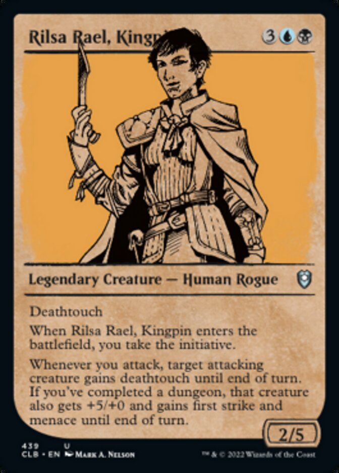 Rilsa Rael, Kingpin (Showcase) [Commander Legends: Battle for Baldur's Gate] | Dumpster Cat Games