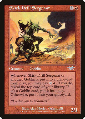 Skirk Drill Sergeant [Legions] | Dumpster Cat Games