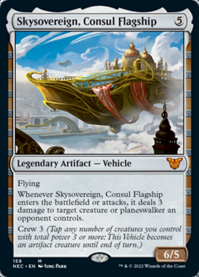 Skysovereign, Consul Flagship [Kamigawa: Neon Dynasty Commander] | Dumpster Cat Games