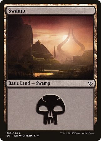 Swamp (99) [Archenemy: Nicol Bolas] | Dumpster Cat Games