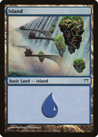 Island (294) [Champions of Kamigawa] | Dumpster Cat Games